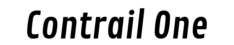 Contrail One Font Download Free